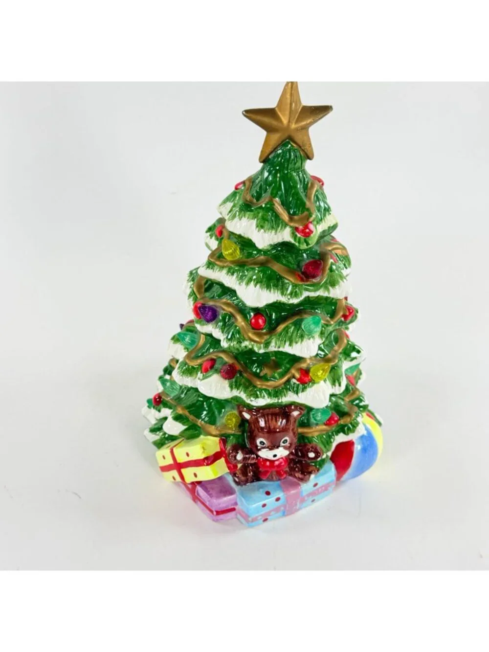 Vintage 1982 Ron Gordon Designs Ceramic Christmas Tree 10.5